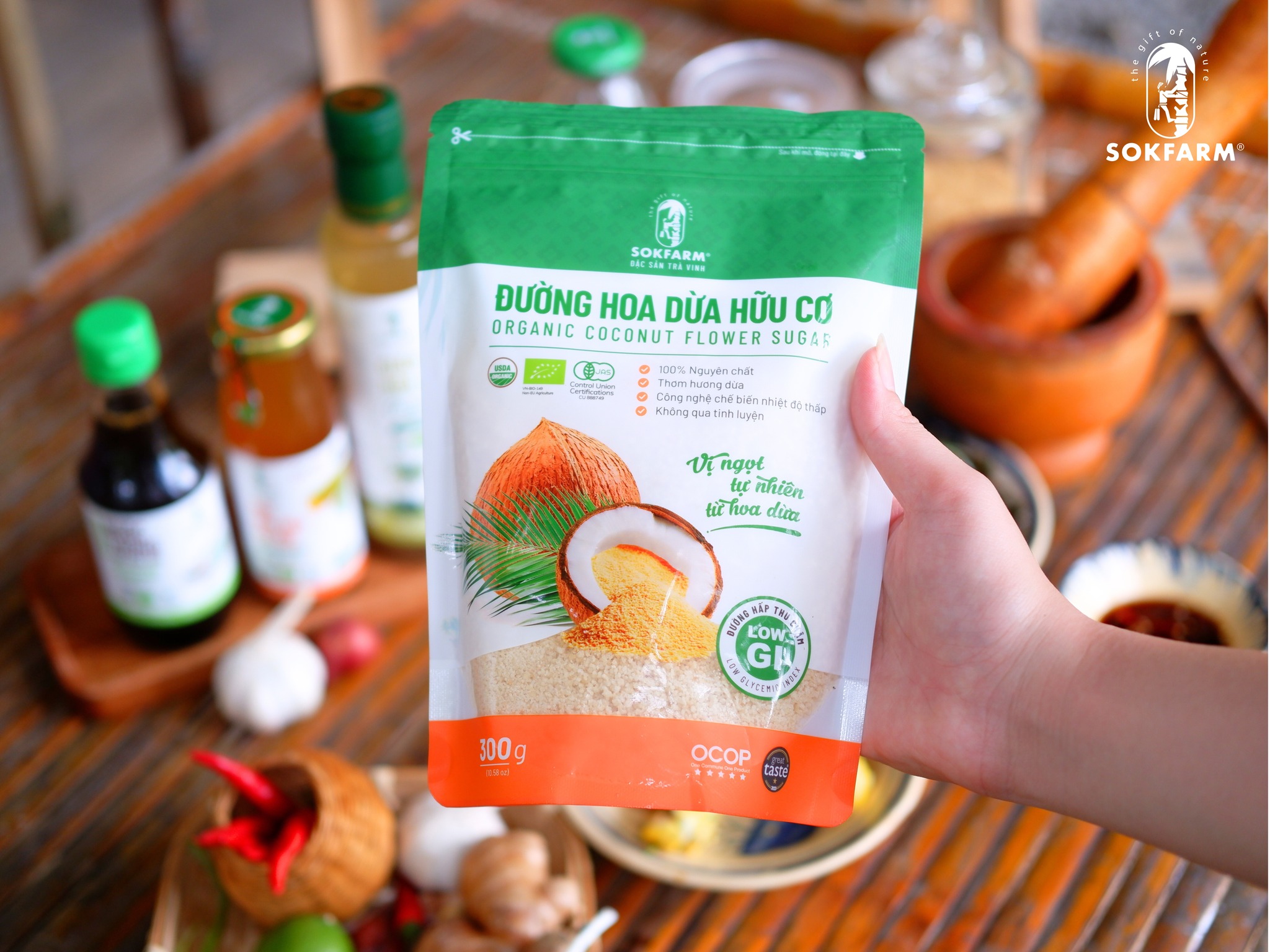 Đường Hoa Dừa SokFarm (300g)